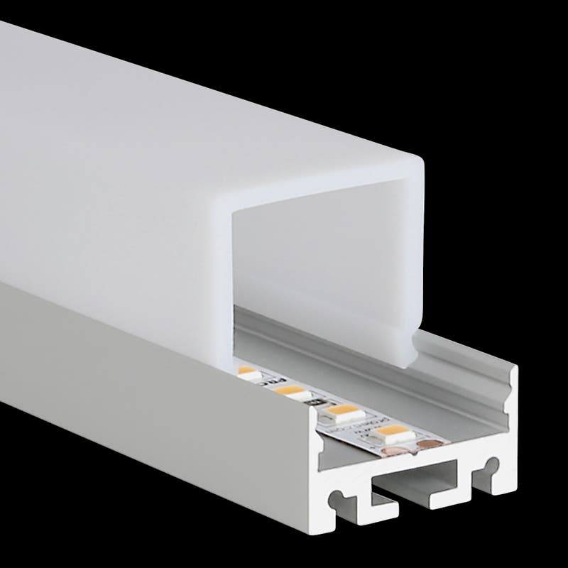 Aluminiumprofil M-Line Extra Low 24, 2m - PROLED | Bellalite Aluminiumprofil M-Line Extra Low 24, 2m - PROLED | Bellalite