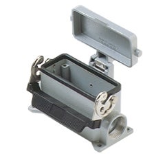 ILME Underdel 16-Pol CHP 16 LS2 Lock, Utvändig 1 låsbygel, 2 x PG 21 - ILME | Bellalite