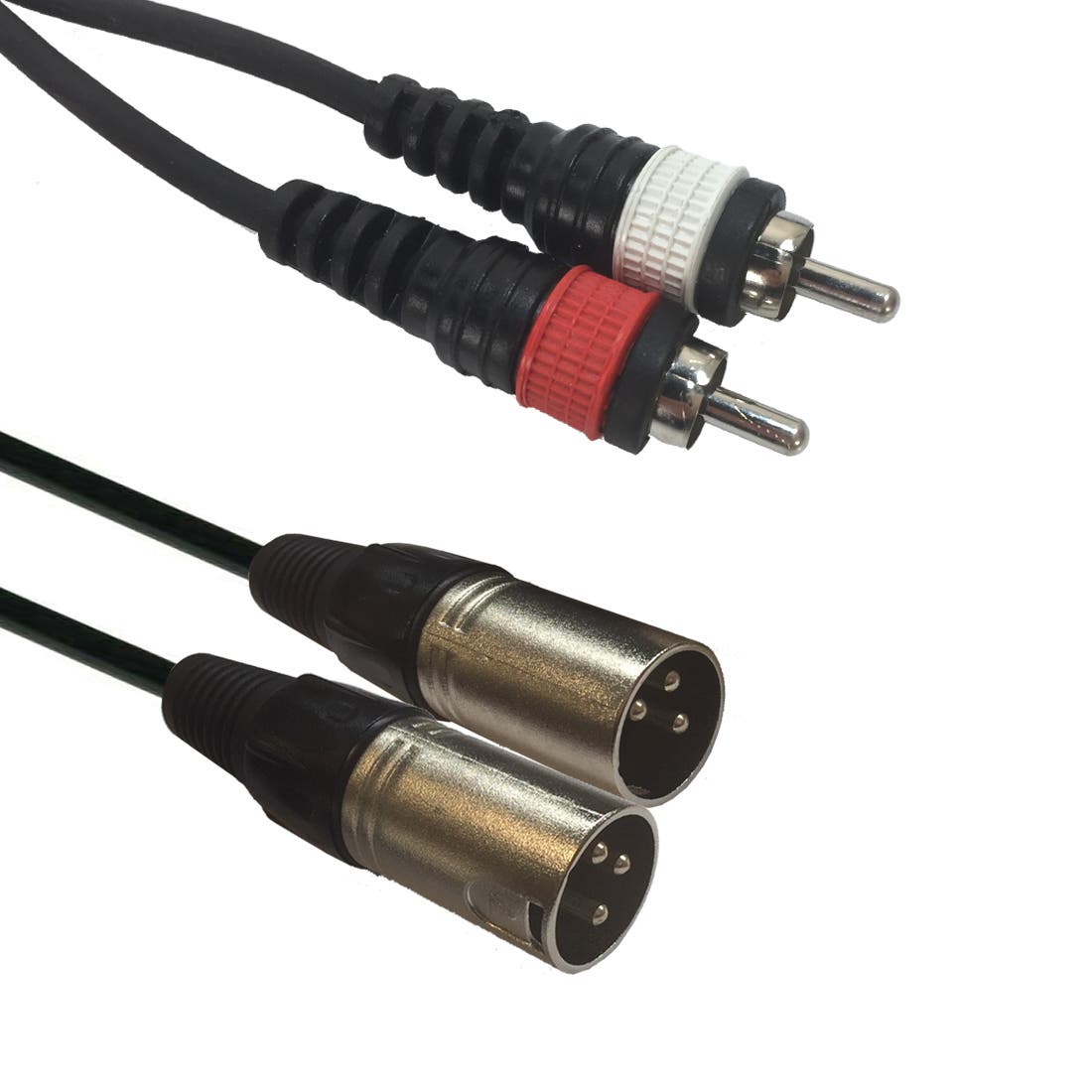 Adapterkabel 2x XLR 3-Pin Hane - 2x RCA - ADJ Retail | Bellalite Adapterkabel 2x XLR 3-Pin Hane - 2x RCA - ADJ Retail | Bellalite