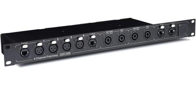 CatCore X4 Patchbay XLR / Speakon + Network - CatCore | Bellalite CatCore X4 Patchbay XLR / Speakon + Network - CatCore | Bellalite