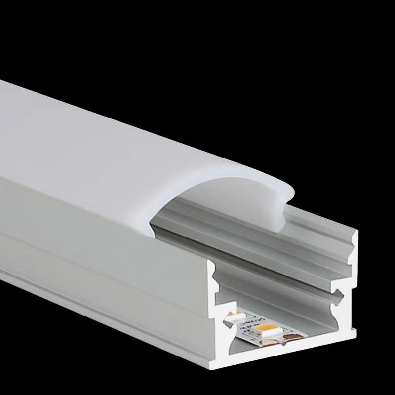 Aluminiumprofil M-Line Low, 5m - PROLED | Bellalite Aluminiumprofil M-Line Low, 5m - PROLED | Bellalite