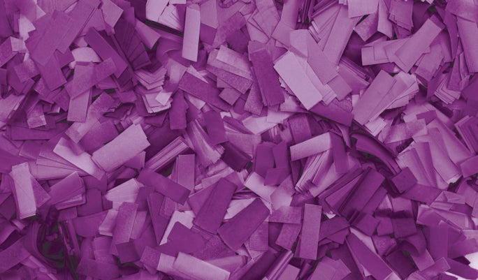 Konfetti Purple 55x17mm Slowfall - Showgear | Bellalite Konfetti Purple 55x17mm Slowfall - Showgear | Bellalite