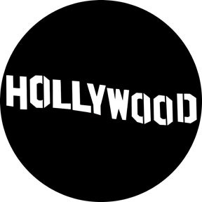 Hollywood Sign Metallgobo, M-Size (66mm) - Rosco | Bellalite