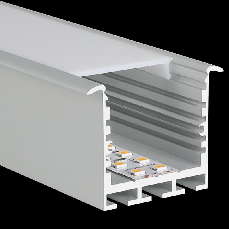 Aluminiumprofil SQ-Line Rec 24, 3m Alu - PROLED | Bellalite Aluminiumprofil SQ-Line Rec 24, 3m Alu - PROLED | Bellalite