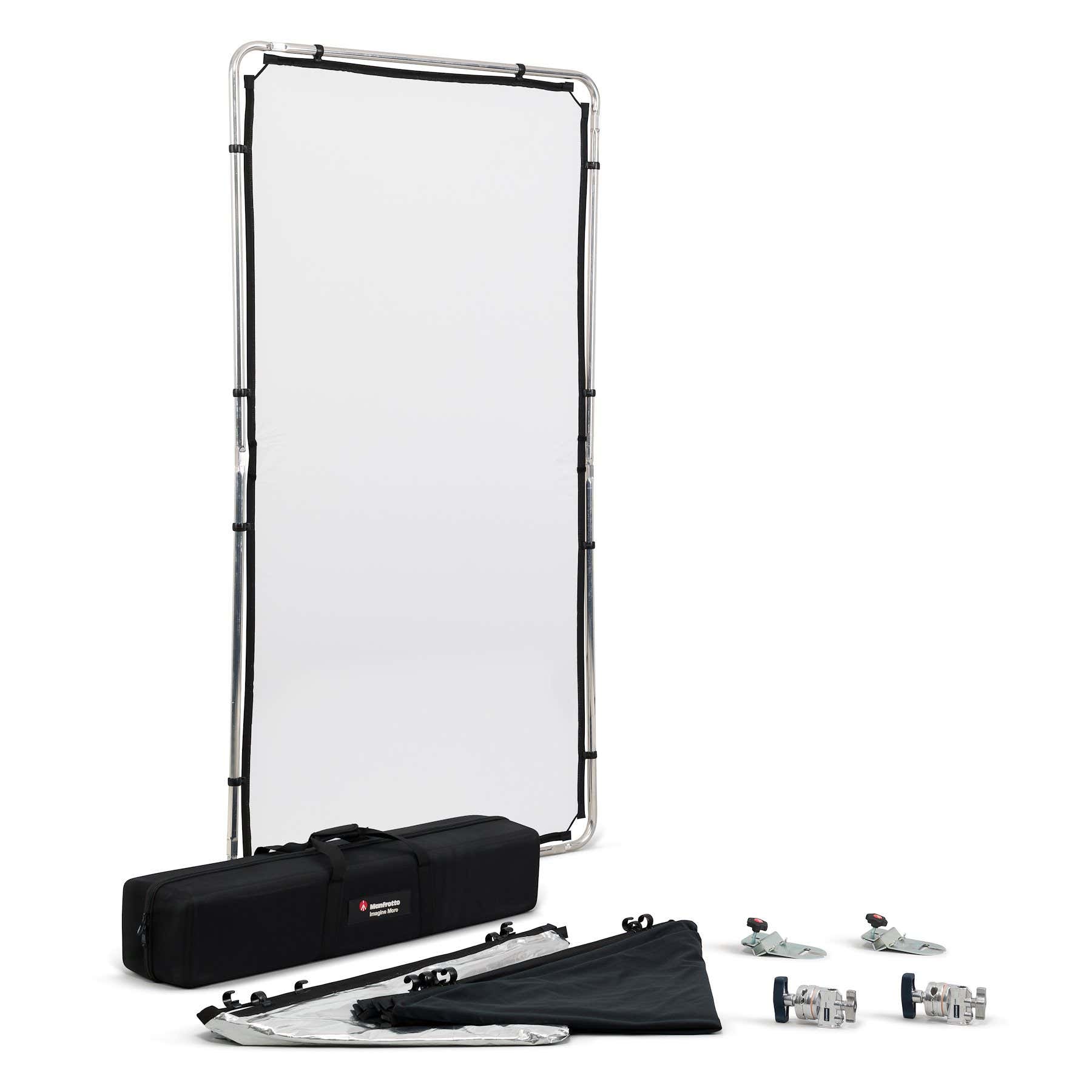Manfrotto Pro Scrim All In One Kit Med 1,1m x 2m - Manfrotto | Bellalite Manfrotto Pro Scrim All In One Kit Med 1,1m x 2m - Manfrotto | Bellalite