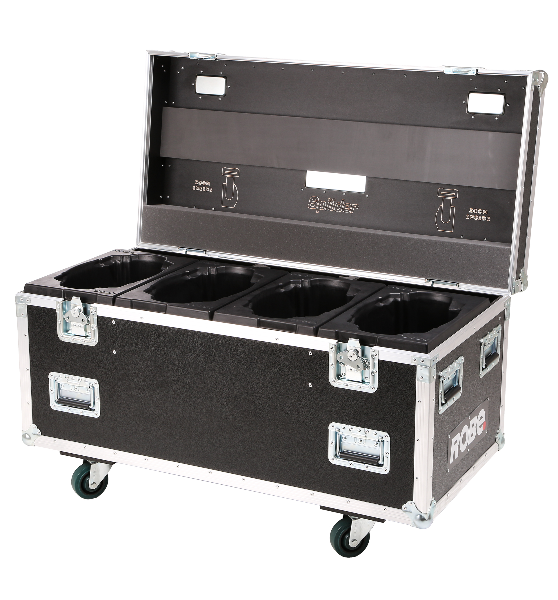 Quad Top Loader Case ROBIN Spiider - Robe | Bellalite