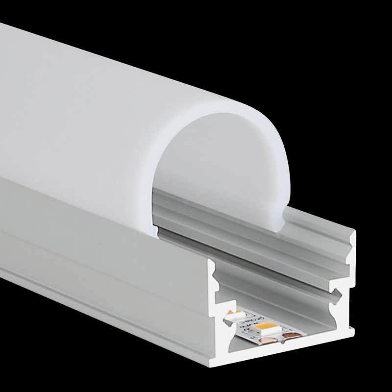 Aluminiumprofil M-Line Low, 5m - PROLED | Bellalite Aluminiumprofil M-Line Low, 5m - PROLED | Bellalite