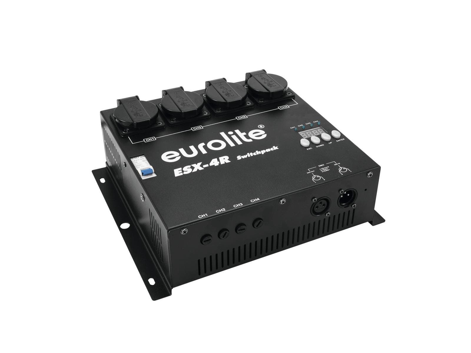 Switchpack ESX-4R DMX RDM - Eurolite | Bellalite Switchpack ESX-4R DMX RDM - Eurolite | Bellalite