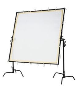 Rosco Butterfly China Silk White 1,12x1,12m (4'x4') - Rosco | Bellalite