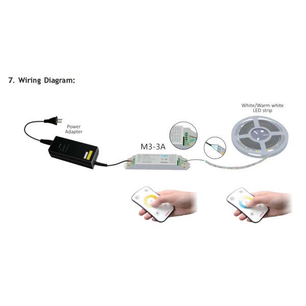 Mottagare med fjärrkontroll, 12-24V DC, CT 2CH x 3A, Max 72W (12V) / 144W (24V) - LTECH | Bellalite Mottagare med fjärrkontroll, 12-24V DC, CT 2CH x 3A, Max 72W (12V) / 144W (24V) - LTECH | Bellalite