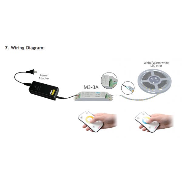 Mottagare med fjärrkontroll, 12-24V DC, CT 2CH x 3A, Max 72W (12V) / 144W (24V) - LTECH | Bellalite Mottagare med fjärrkontroll, 12-24V DC, CT 2CH x 3A, Max 72W (12V) / 144W (24V) - LTECH | Bellalite