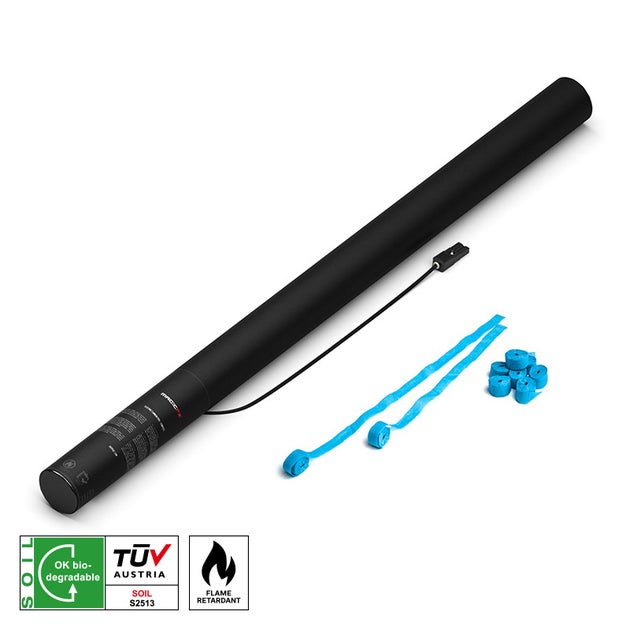 MAGICFX® Electric Streamer Cannon 80cm Light Blue - MagicFX | Bellalite MAGICFX® Electric Streamer Cannon 80cm Light Blue - MagicFX | Bellalite