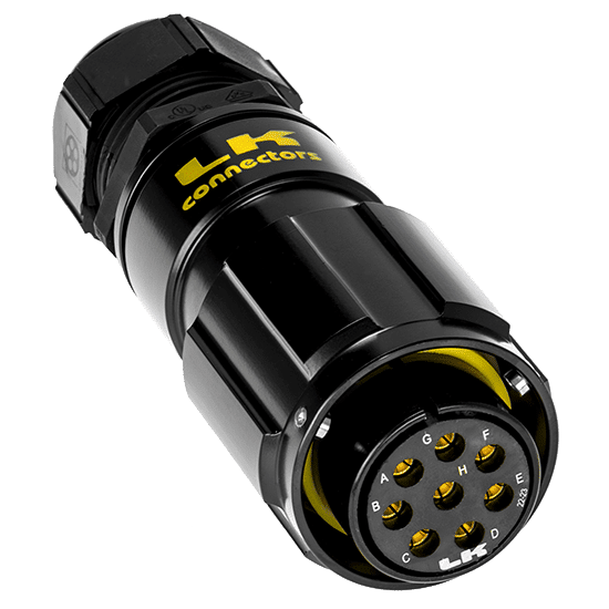 LK Speaker Connector 8-Pol Kabelhona Crimp - LK Connectors | Bellalite