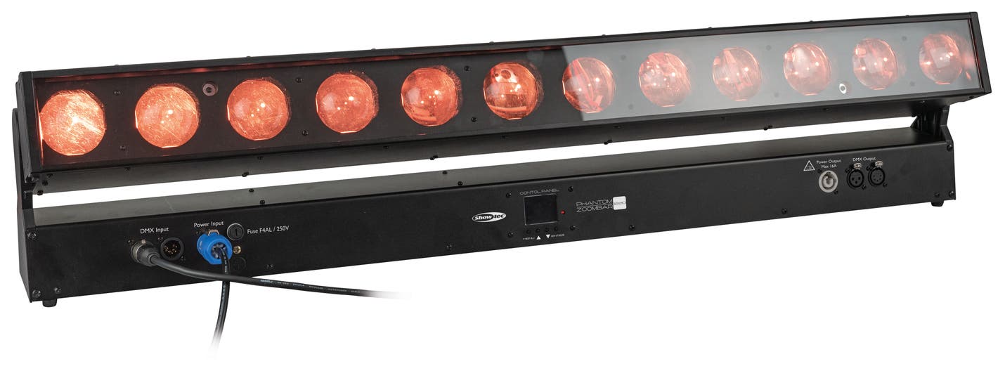 Phantom 1220 Zoombar 240W RGBW Moving LED Bar - Showtec | Bellalite Phantom 1220 Zoombar 240W RGBW Moving LED Bar - Showtec | Bellalite