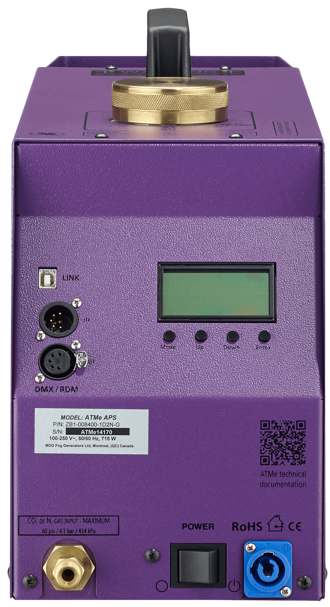 MDG ATMe Single high output haze generator - MDG | Bellalite