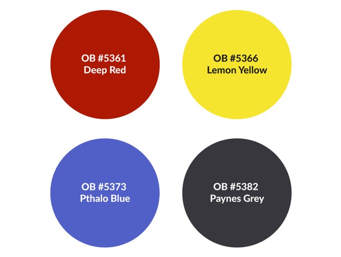 Scenic Set - Cool Primaries - Rosco | Bellalite Scenic Set - Cool Primaries - Rosco | Bellalite