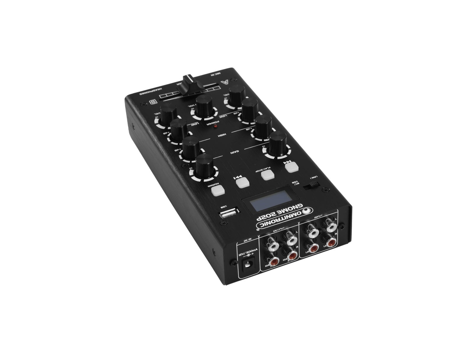 Ljudmixer GNOME-202P Mini Mixer Svart - Omnitronic | Bellalite