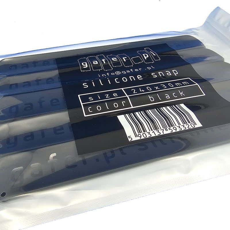 Gafer Silicone Snap Cable Tie 240 x 30mm 10st - Gafer.pl | Bellalite Gafer Silicone Snap Cable Tie 240 x 30mm 10st - Gafer.pl | Bellalite
