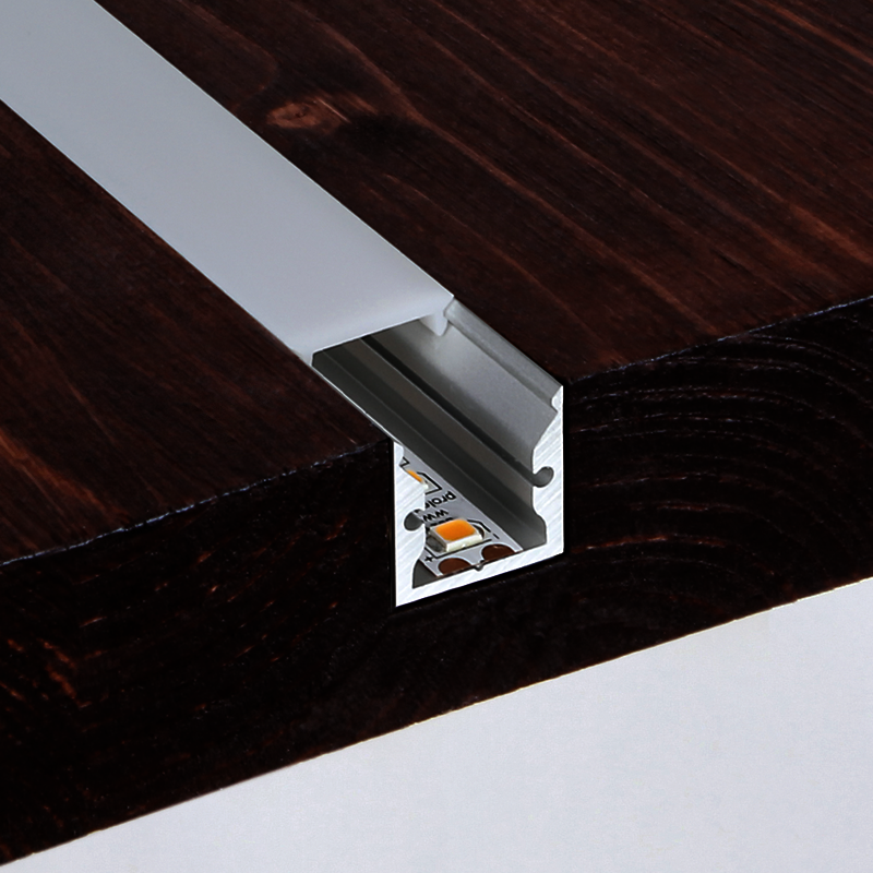 Aluminiumprofil S-Line Standard, 2m Alu - PROLED | Bellalite