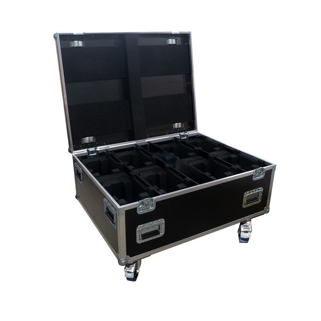 Flightcase 8x Focus Flex - ADJ Select | Bellalite Flightcase 8x Focus Flex - ADJ Select | Bellalite