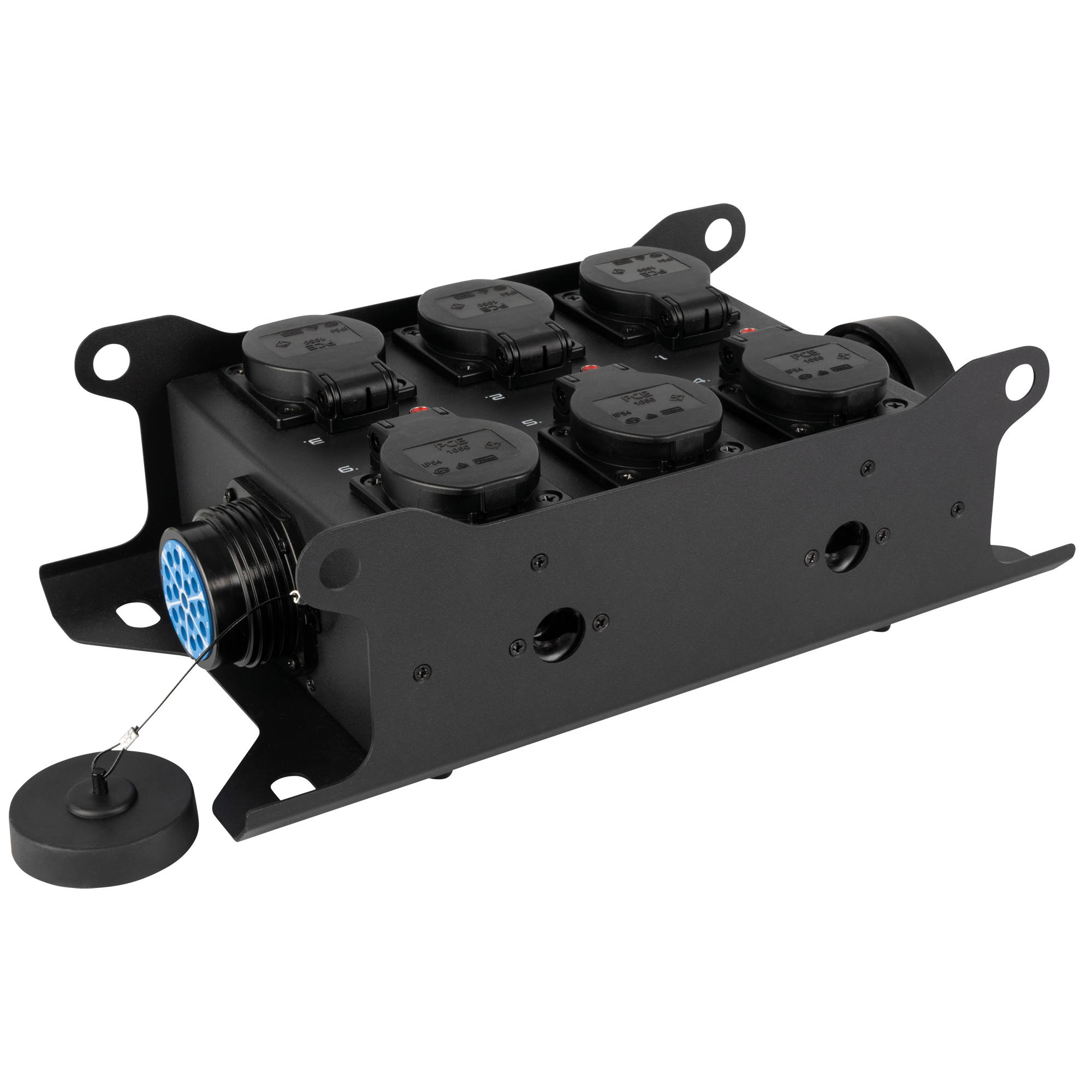 PowerCore 2s.6s 19-Pin Socapex IN / 19-Pin Socapex + 6x Schuko UT - Showgear | Bellalite