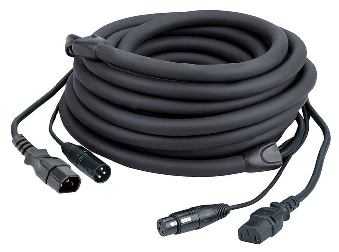 Hybridkabel, IEC / XLR 3-pin - DAP | Bellalite Hybridkabel, IEC / XLR 3-pin - DAP | Bellalite