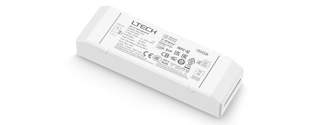 DALI Driver CC Dim NFC 100-500mA 12W - LTECH | Bellalite