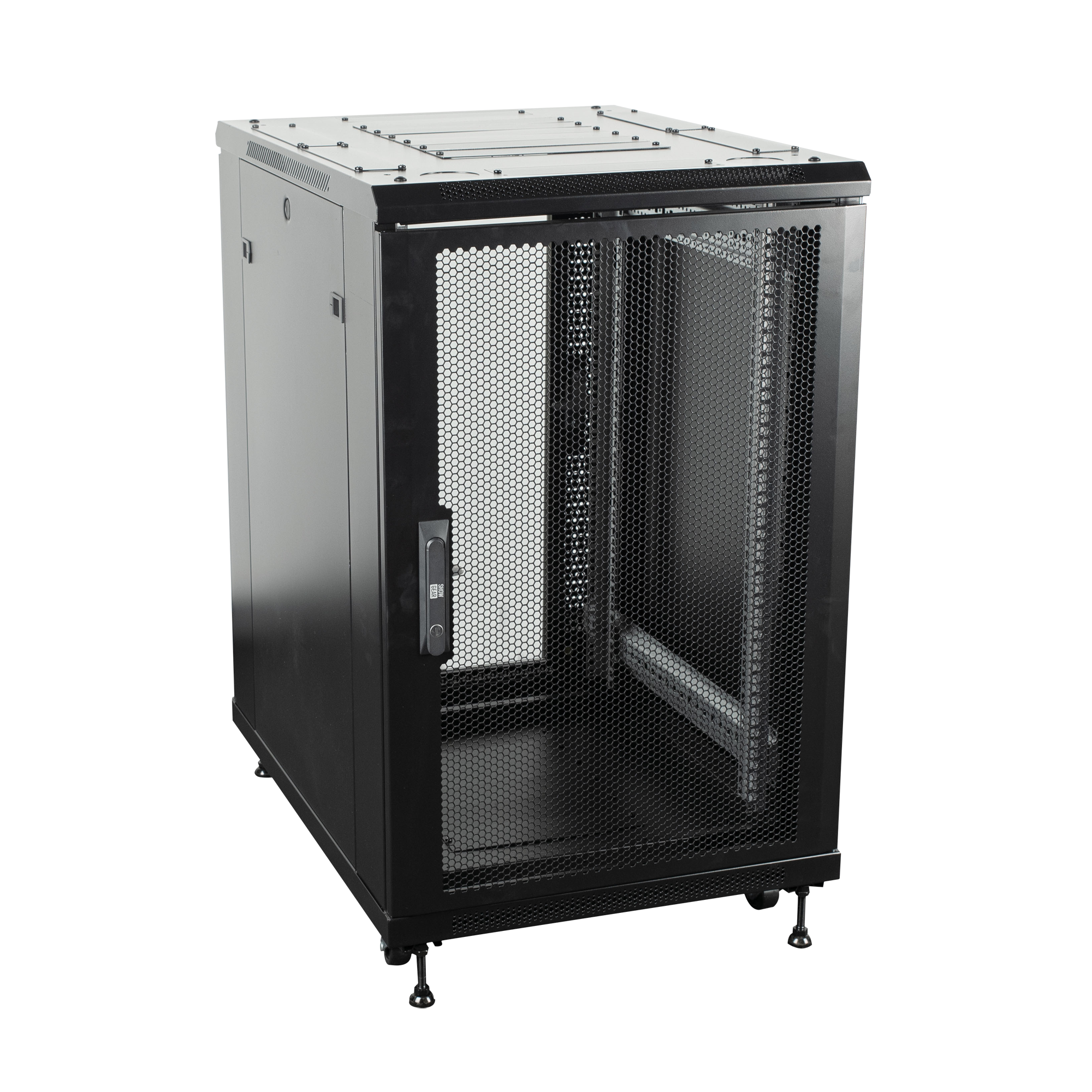 Server Rack,  Network Cabinet, Mesh Door 18U - Showgear | Bellalite