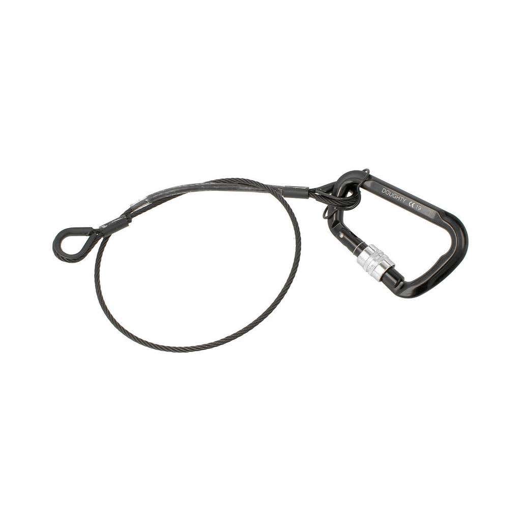 Doughty Säkerhetswire 50kg 70cm 4mm x 70cm Karbinhake Svart - Doughty | Bellalite Doughty Säkerhetswire 50kg 70cm 4mm x 70cm Karbinhake Svart - Doughty | Bellalite