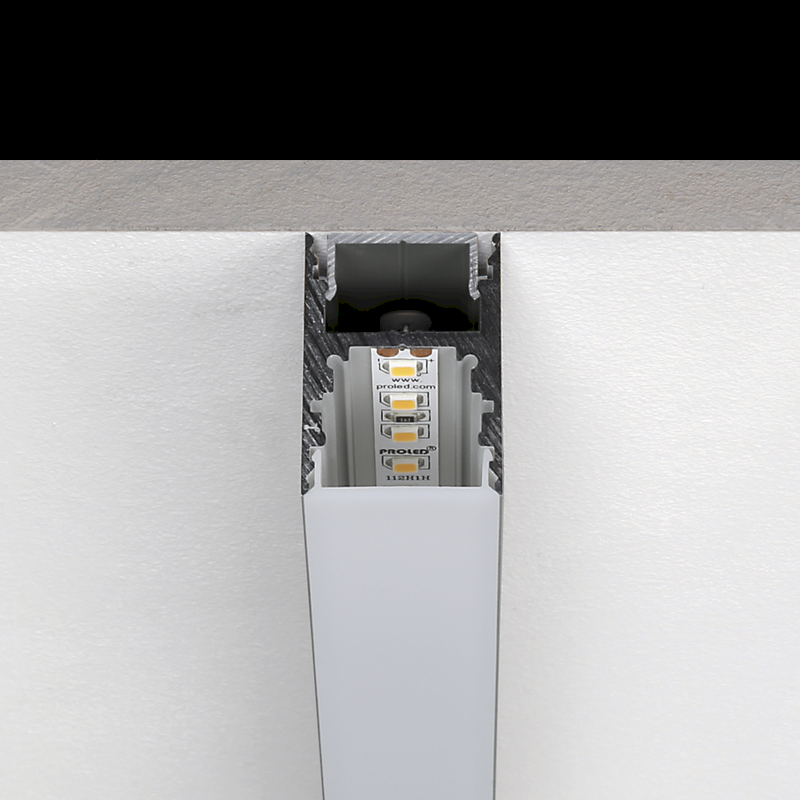 Aluminiumprofil M-Line H, 3m - PROLED | Bellalite