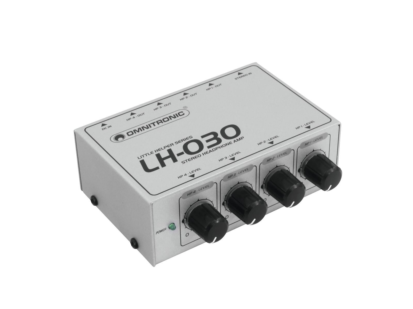 Little Helper LH-030 Headphone Amplifier  - Omnitronic | Bellalite