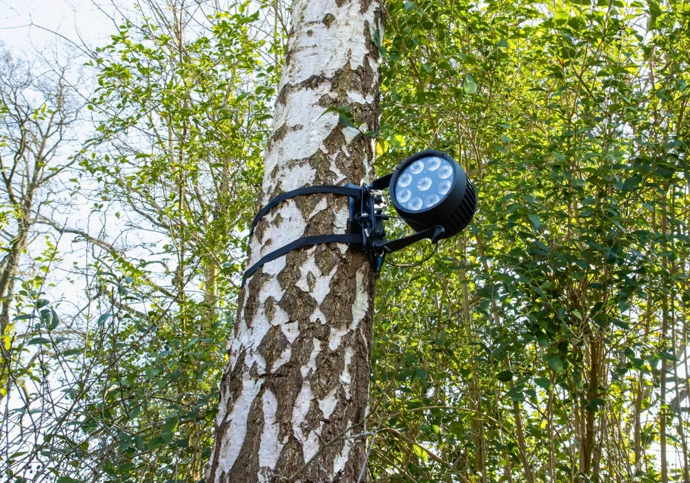 Admiral Woodpecker Tree/Pole Bracket Silver - Admiral Staging | Bellalite