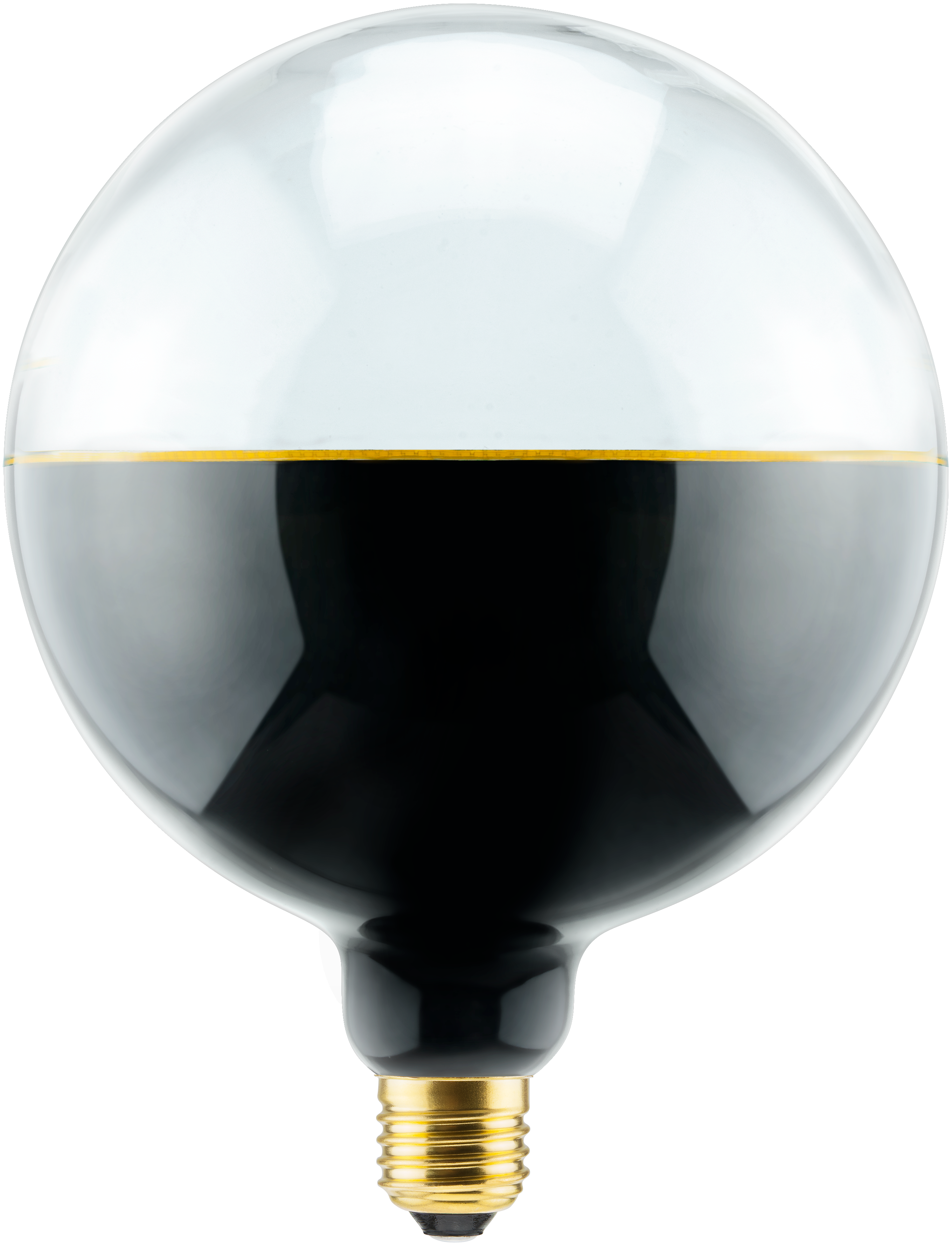 Segula Illusion Line LED Globe 145 2tones Svart Klar E27 5,7W 220lm 1900K - Segula | Bellalite