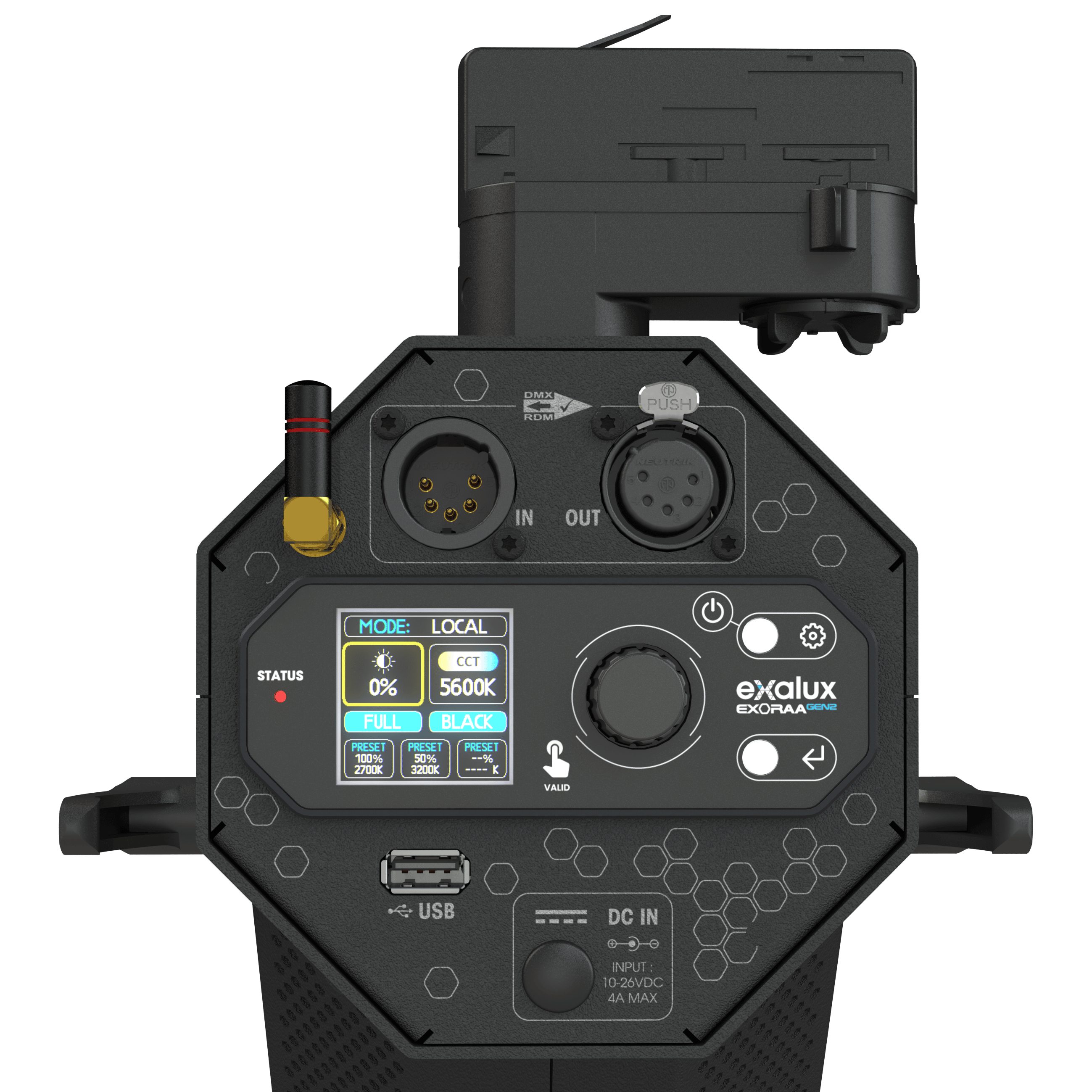 Exalux Exoraa² Profile Track 23-45° CRMX TW Bicolor  - EXALUX | Bellalite