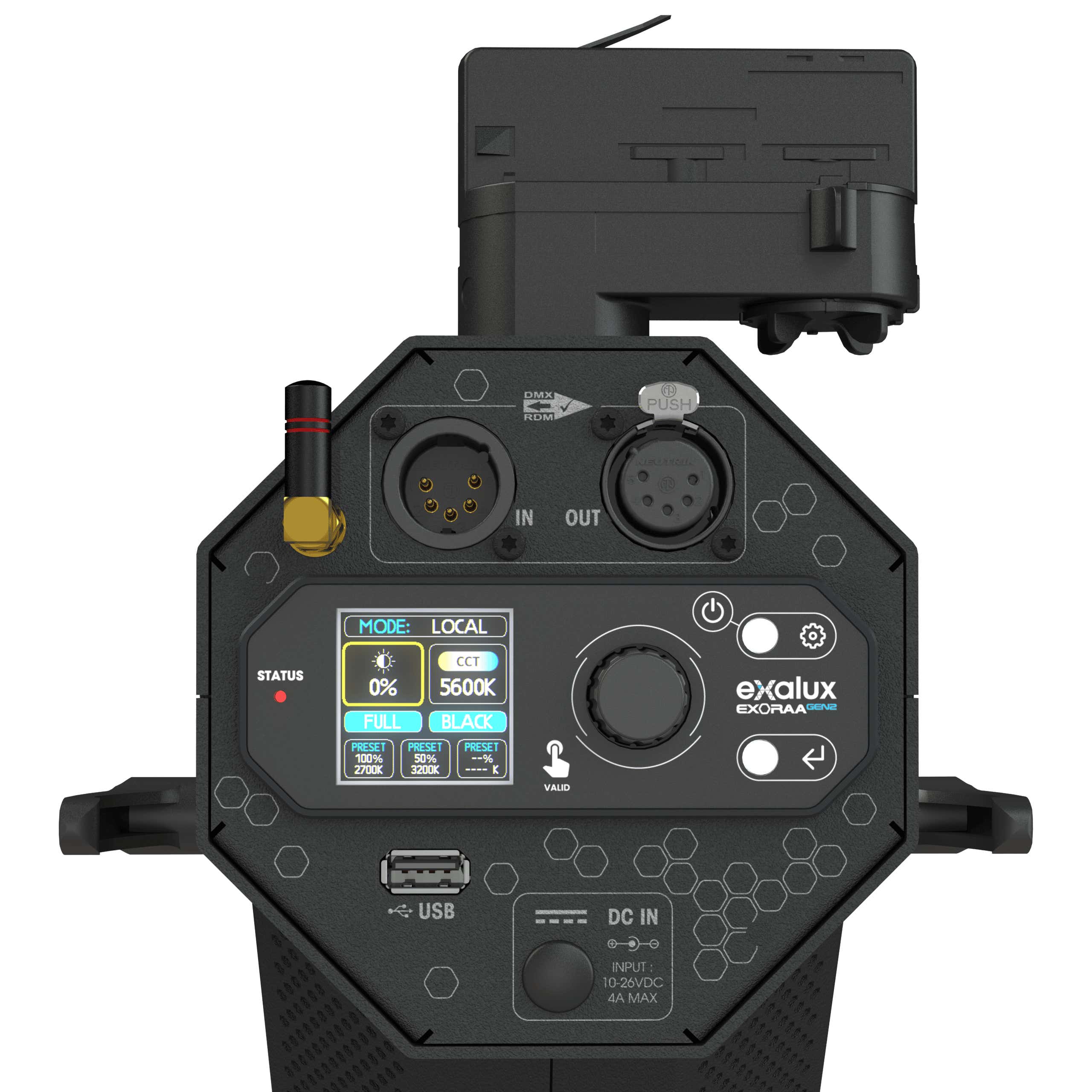 Exalux Exoraa² Profile Track 23-45° CRMX TW Bicolor - EXALUX | Bellalite Exalux Exoraa² Profile Track 23-45° CRMX TW Bicolor - EXALUX | Bellalite