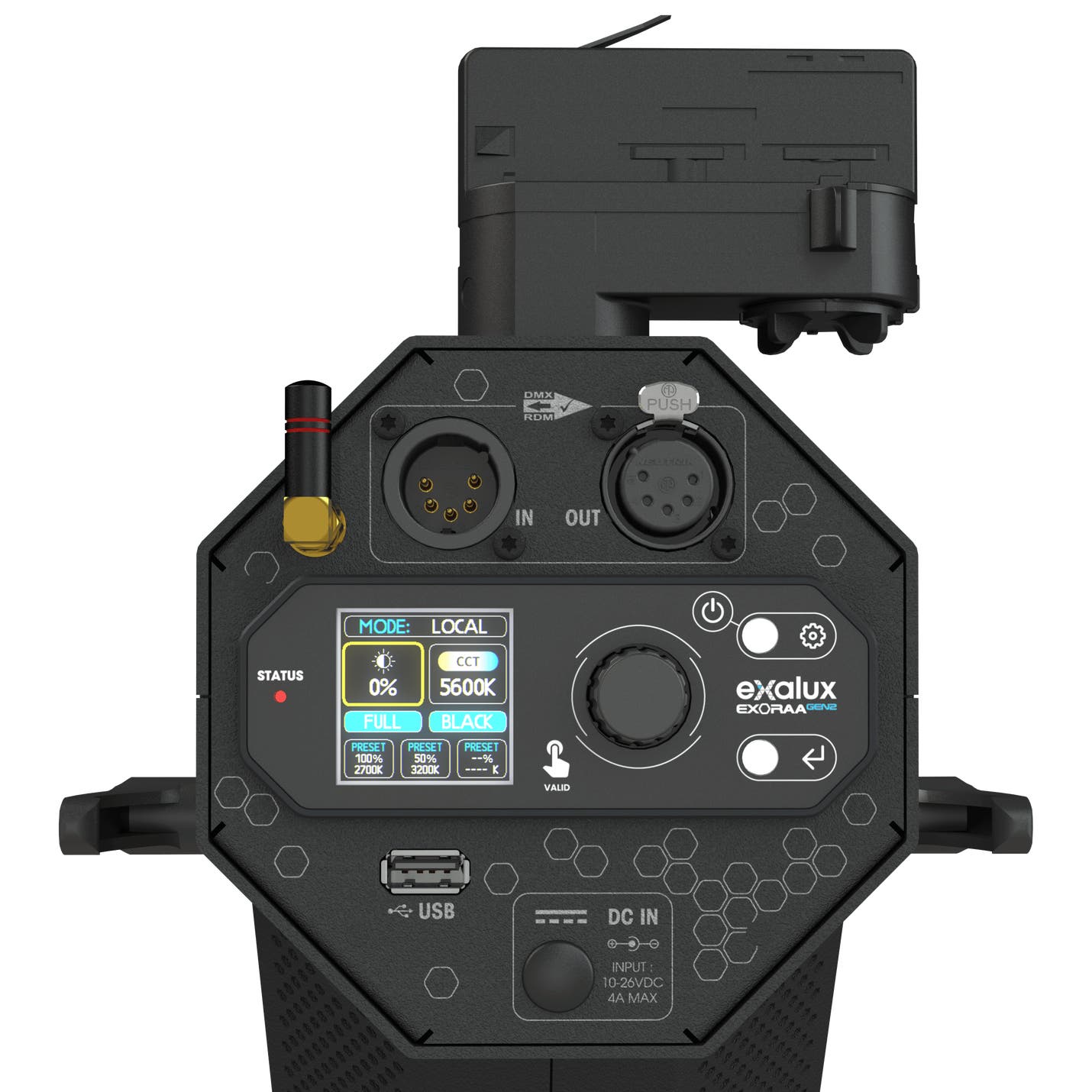 Exalux Exoraa² Profile Track 23-45° CRMX TW Bicolor - EXALUX | Bellalite Exalux Exoraa² Profile Track 23-45° CRMX TW Bicolor - EXALUX | Bellalite