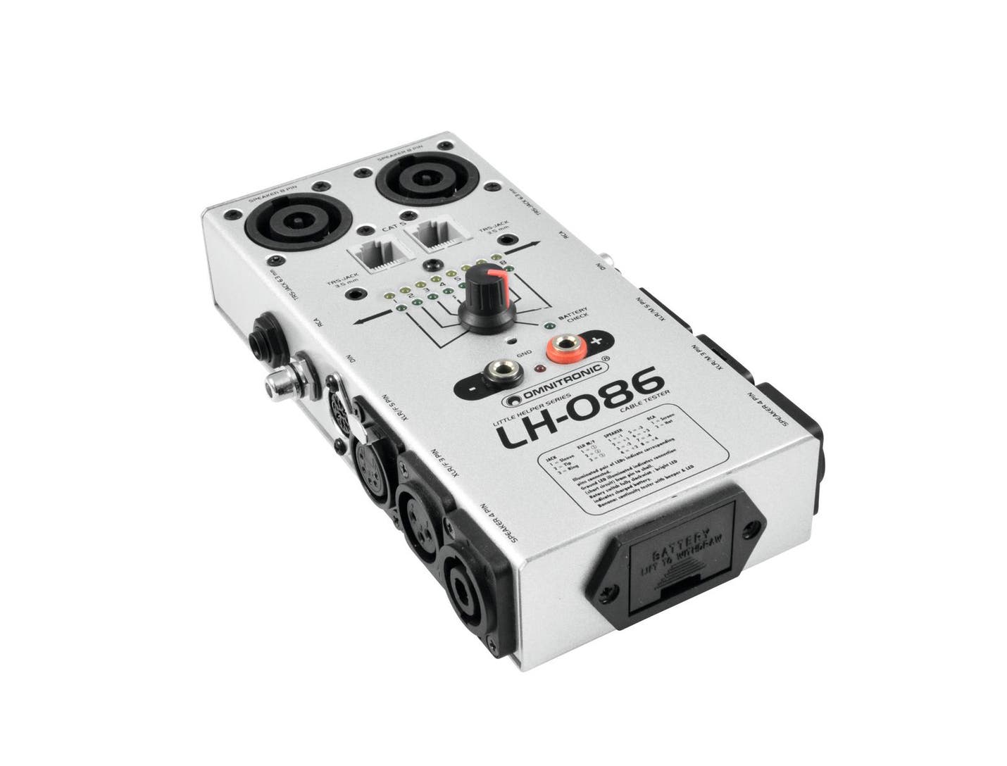 Little Helper LH-086 Cable Tester - Omnitronic | Bellalite Little Helper LH-086 Cable Tester - Omnitronic | Bellalite