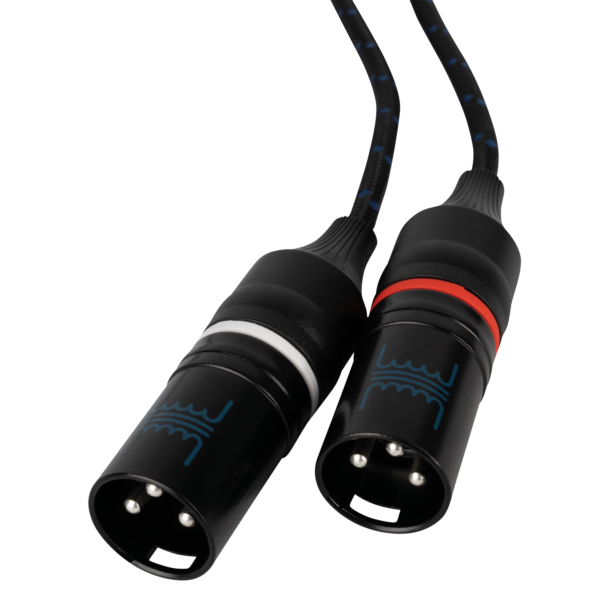Adapterkabel 90° Stereo Mini-Jack 3,5mm -> 2x XLR 3-Pin Hane Balanserad 75cm - DAP | Bellalite