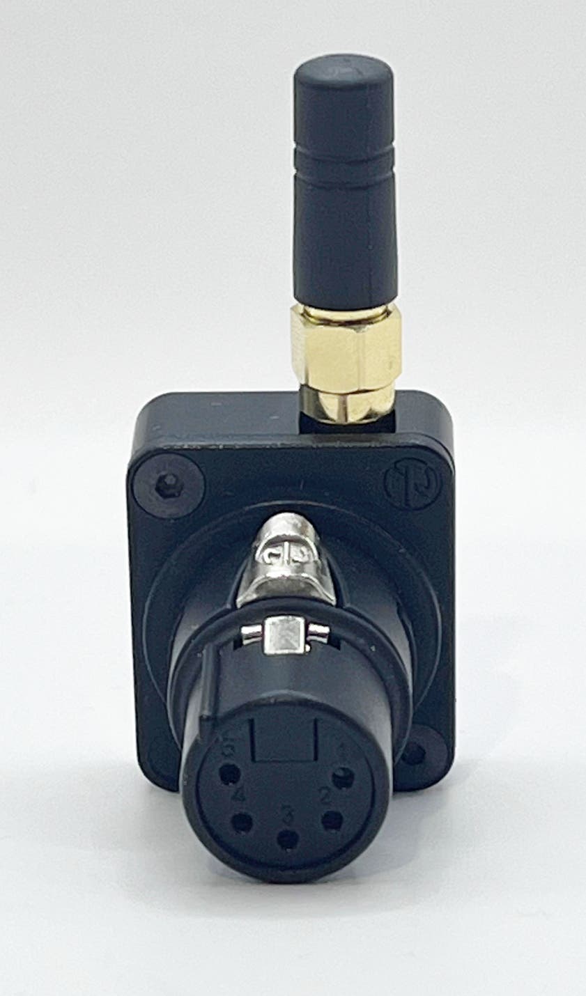 Skynode Plug & Play Wireless DMX Receiver - Cinelex | Bellalite Skynode Plug & Play Wireless DMX Receiver - Cinelex | Bellalite