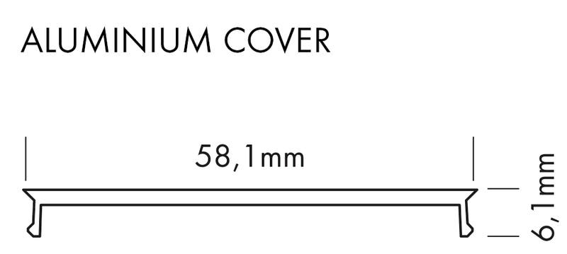 Cover L-Line 0,2m Vit - PROLED | Bellalite Cover L-Line 0,2m Vit - PROLED | Bellalite