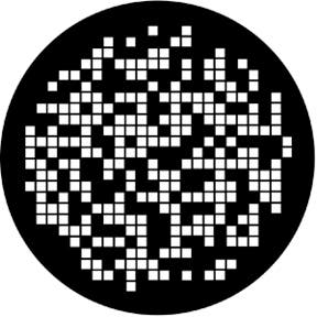 Crossword Metallgobo, D-Size (53,3mm) - Rosco | Bellalite Crossword Metallgobo, D-Size (53,3mm) - Rosco | Bellalite