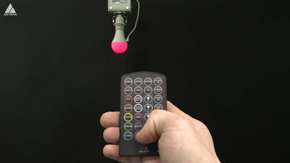 Astera Infrared Remote Control 28 buttons for pre-defined programs and colors - Astera | Bellalite Astera Infrared Remote Control 28 buttons for pre-defined programs and colors - Astera | Bellalite