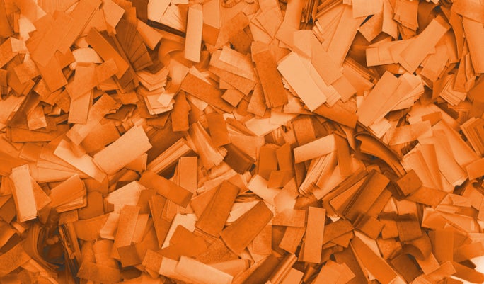 Konfetti Orange 55x17mm Slowfall - Showgear | Bellalite Konfetti Orange 55x17mm Slowfall - Showgear | Bellalite