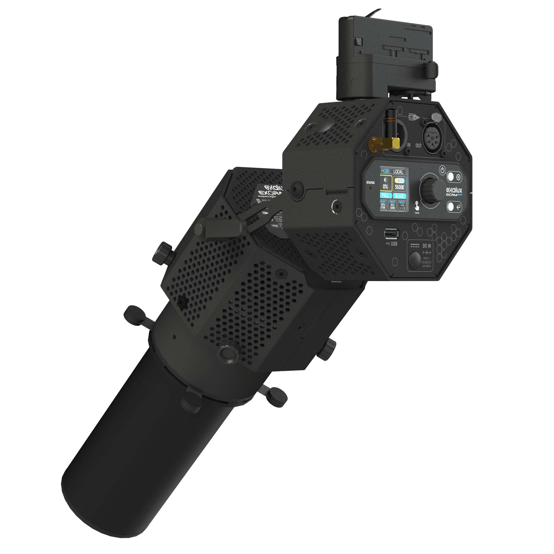 Exalux Exoraa² Profile Track 23-45° CRMX TW Bicolor - EXALUX | Bellalite Exalux Exoraa² Profile Track 23-45° CRMX TW Bicolor - EXALUX | Bellalite