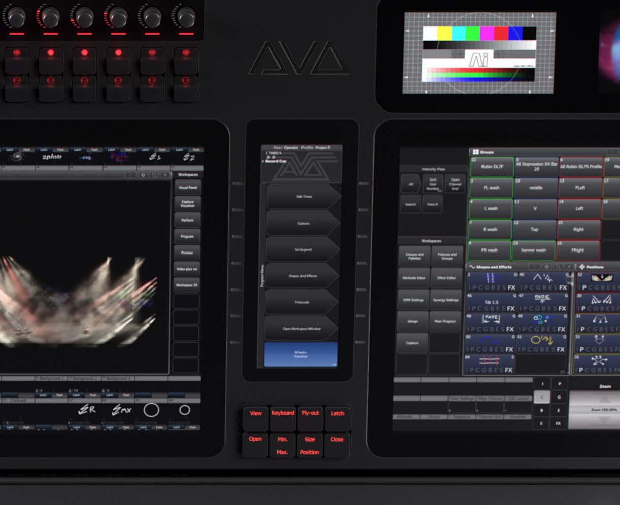 Avolites Diamond 9 D9-215 2 Screen, Visual Canvas Controller - Avolites | Bellalite Avolites Diamond 9 D9-215 2 Screen, Visual Canvas Controller - Avolites | Bellalite