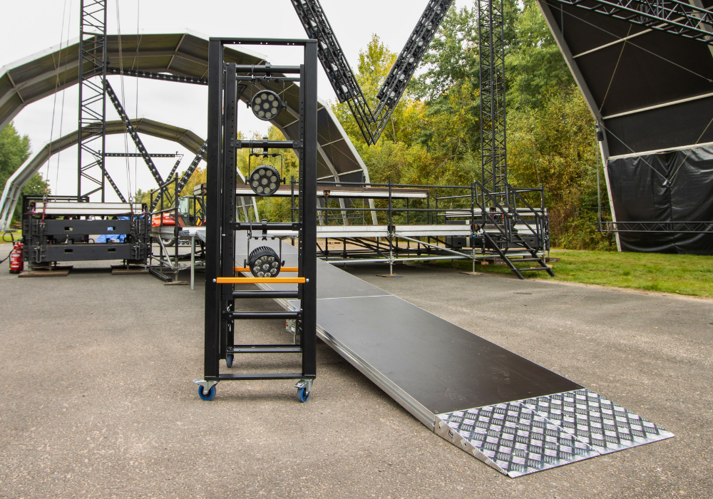 Admiral Sidelight Tower Asymmetrical W 60 with locking - Admiral Staging | Bellalite