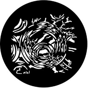 Reflective Bubbles Metallgobo, (50mm/38mm) - Rosco | Bellalite