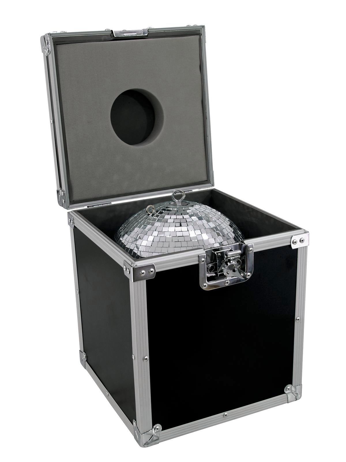ROADINGER Flightcase Mirror Ball 30cm   - Roadinger | Bellalite