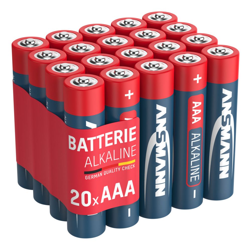 Alkaline Battery AAA  20-pack - Ansmann | Bellalite