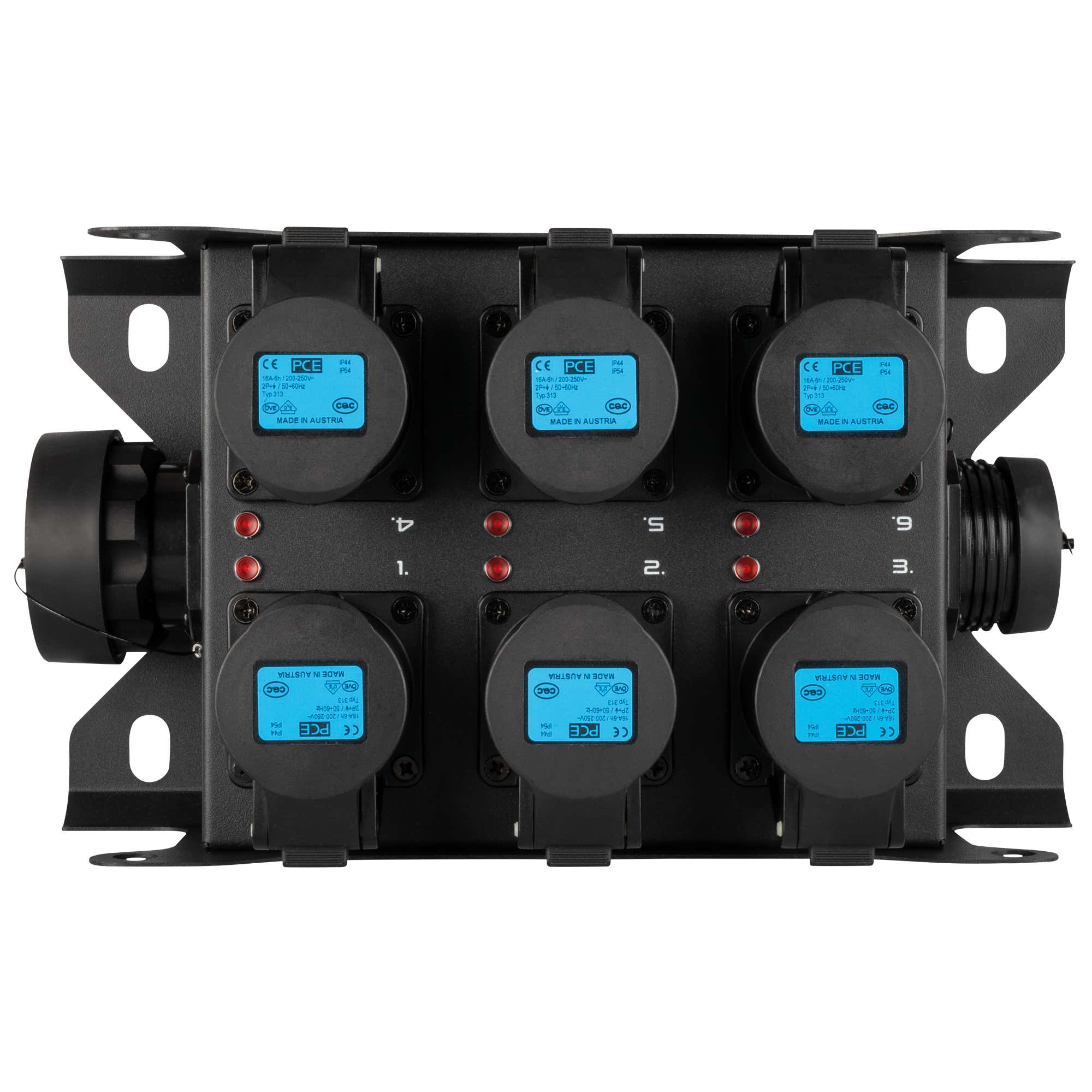 PowerCore 2s.6c 19-Pin Socapex IN / 19-Pin Socapex + 6x CEE 16A 3- - Showgear | Bellalite PowerCore 2s.6c 19-Pin Socapex IN / 19-Pin Socapex + 6x CEE 16A 3- - Showgear | Bellalite